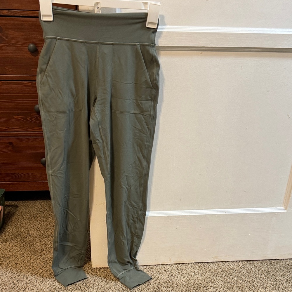 Lululemon Align High-Waisted Light Olive Green Joggers- Never worn
